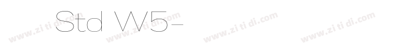華康儷黑 Std W5字体转换